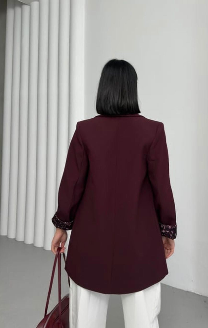 Blazer Bordeaux