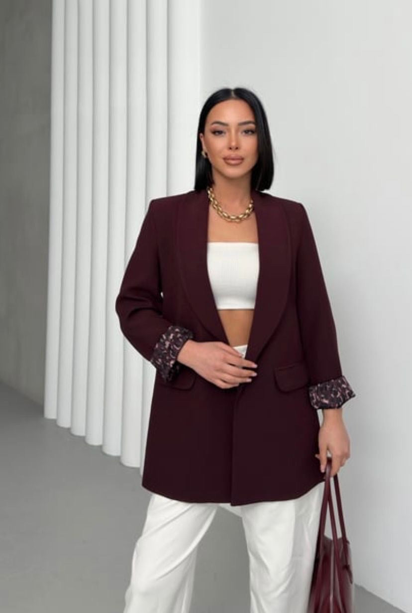 Blazer Bordeaux
